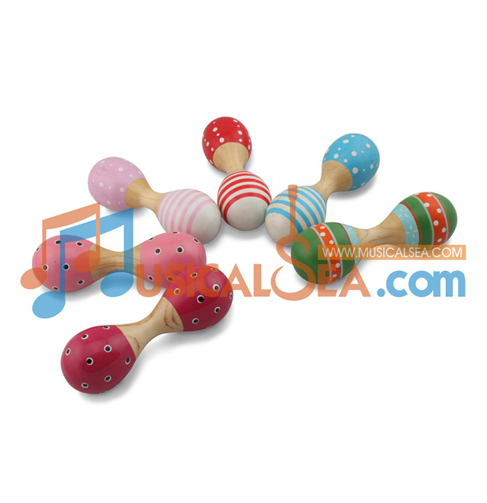 MS-ORMA40-46-Colorful Wooden Maracas ORFF Mus