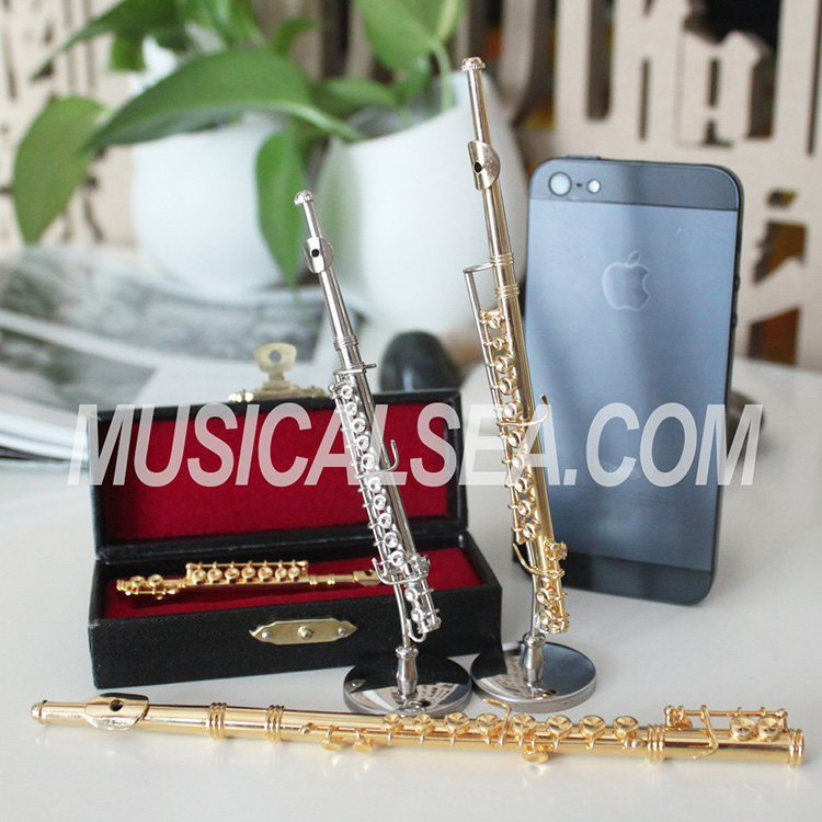miniature brass Flute