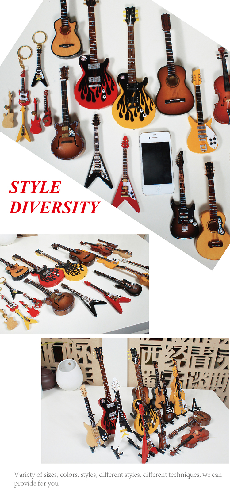 Miniature handmade electric guitar crafts_Miniature Musical Instruments ...